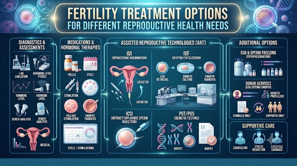 Fertility Treatment Options for Different Reproductive Health Needs