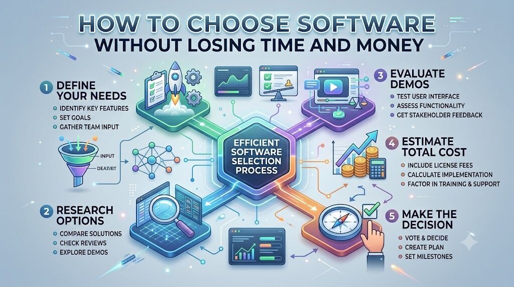 How to Choose Software Without Losing Time and Money