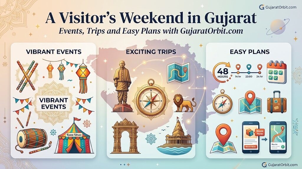 A Visitor's Weekend in Gujarat: Events, Trips and Easy Plans with GujaratOrbit.com