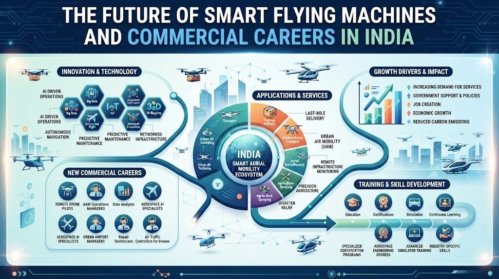 The Future of Smart Flying Machines and Commercial Careers in India