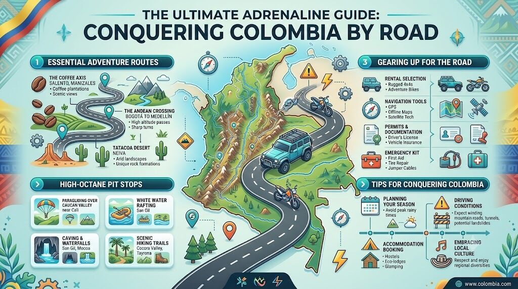 The Ultimate Adrenaline Guide: Conquering Colombia by Road