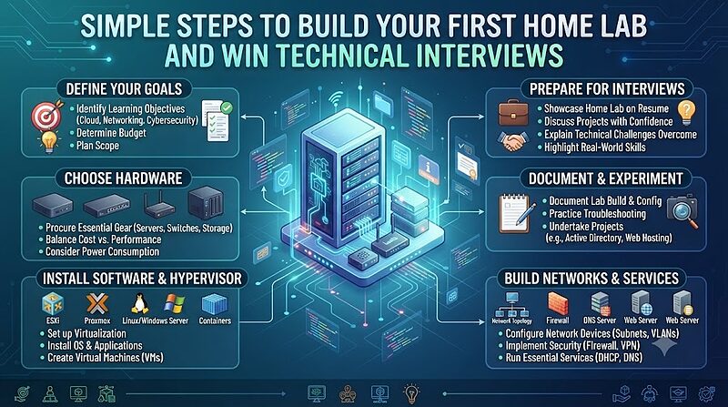 Simple Steps to Build Your First Home Lab and Win Technical Interviews