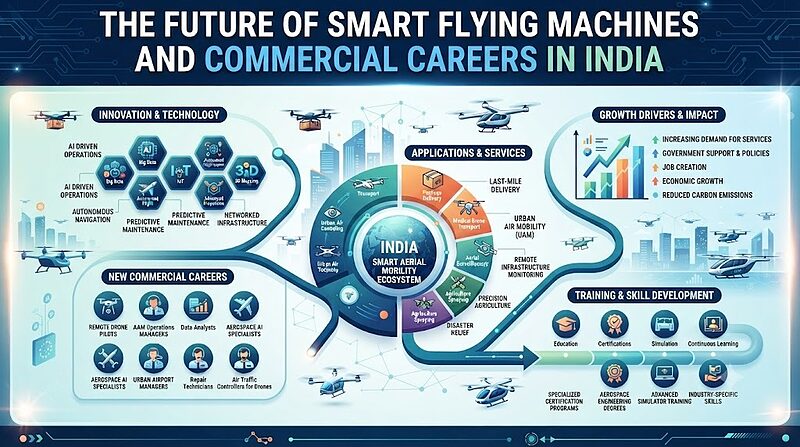 The Future of Smart Flying Machines and Commercial Careers in India