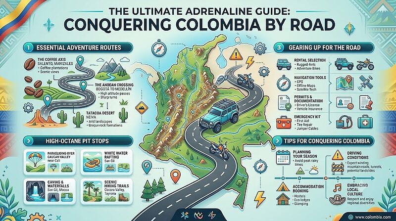 The Ultimate Adrenaline Guide: Conquering Colombia by Road